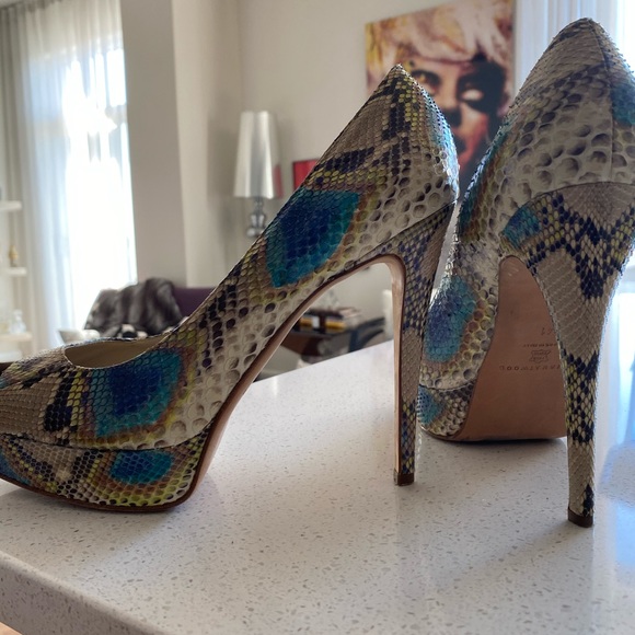 Brian Atwood Snake skin Heels - Picture 4 of 5